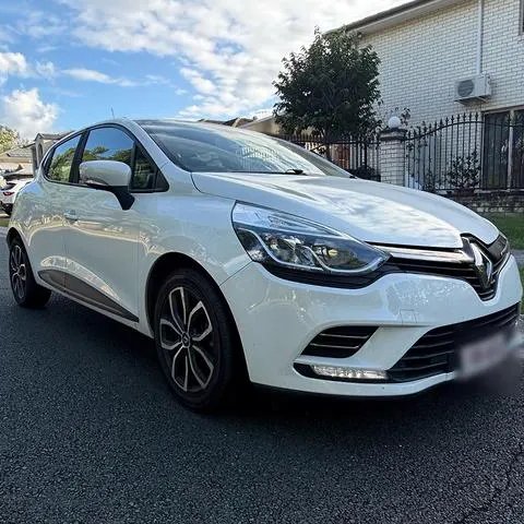 White Renault Clio Hatchback Car