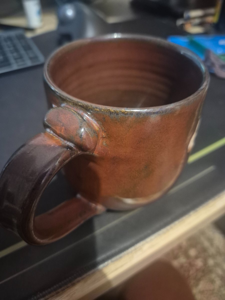 Rustic Brown Ceramic Mug