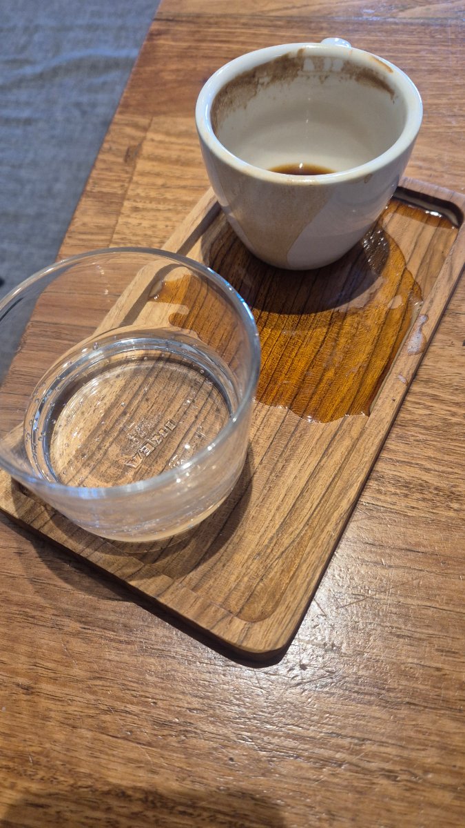 Wooden Coffee Flight Board with Cups