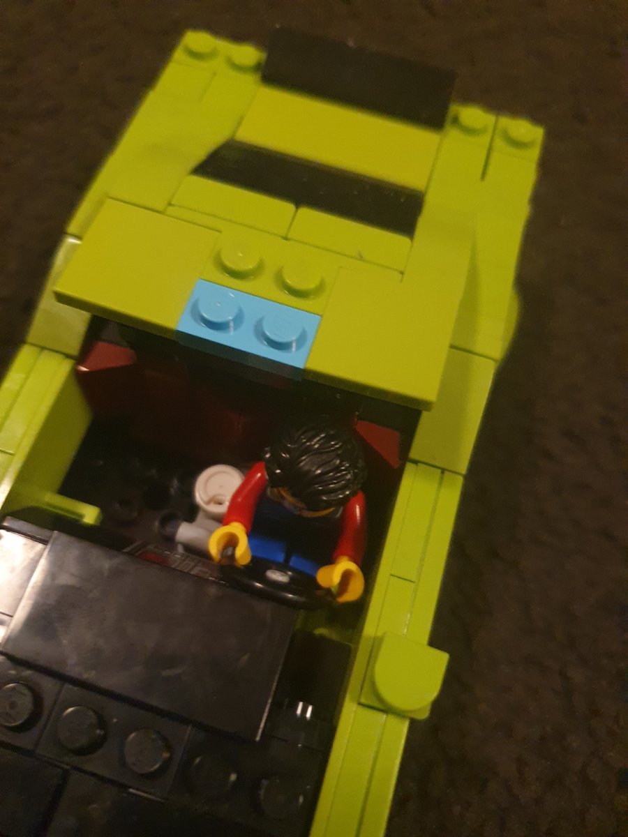 LEGO Yellow Car with Minifigure